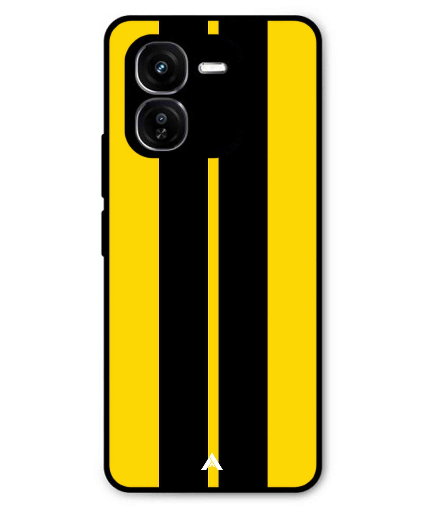 Stripe Pattern 4 Metal Back Cover Phone Case for iQOO Z9x