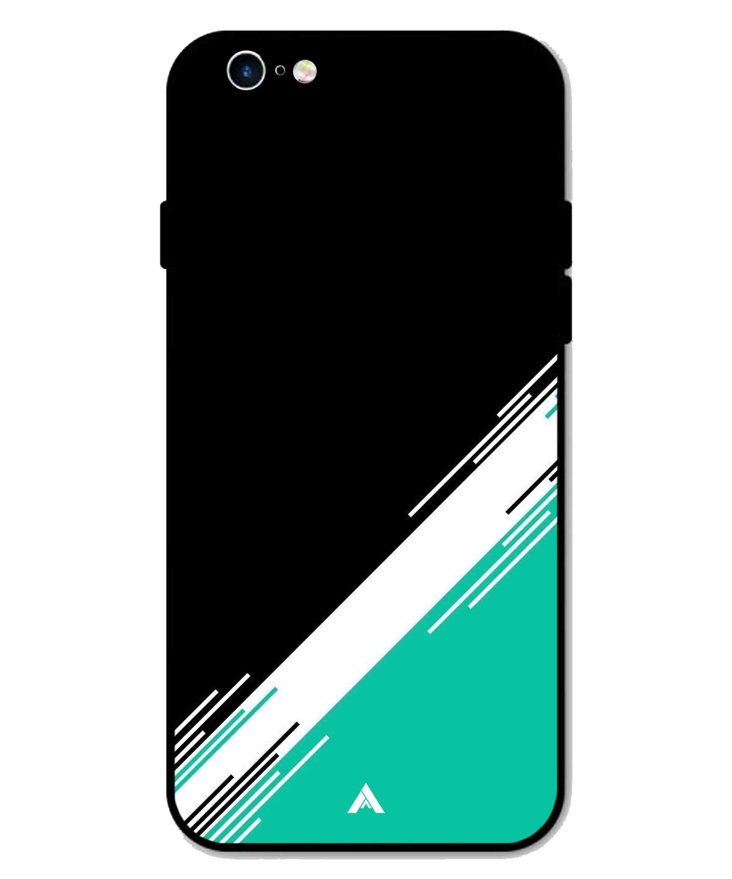 Stripe Pattern 5 Metal Back Cover Phone Case for iPhone 6