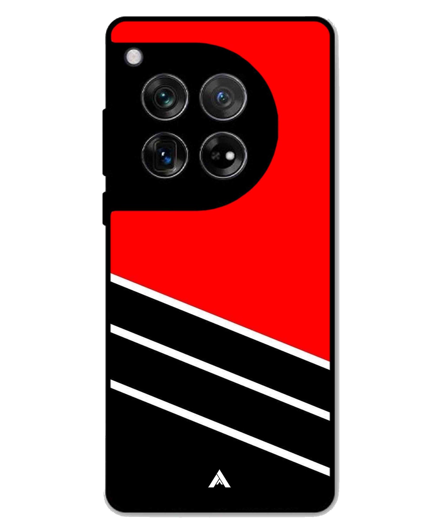 Stripe Pattern 7 Metal Back Cover Phone Case for Oneplus 12