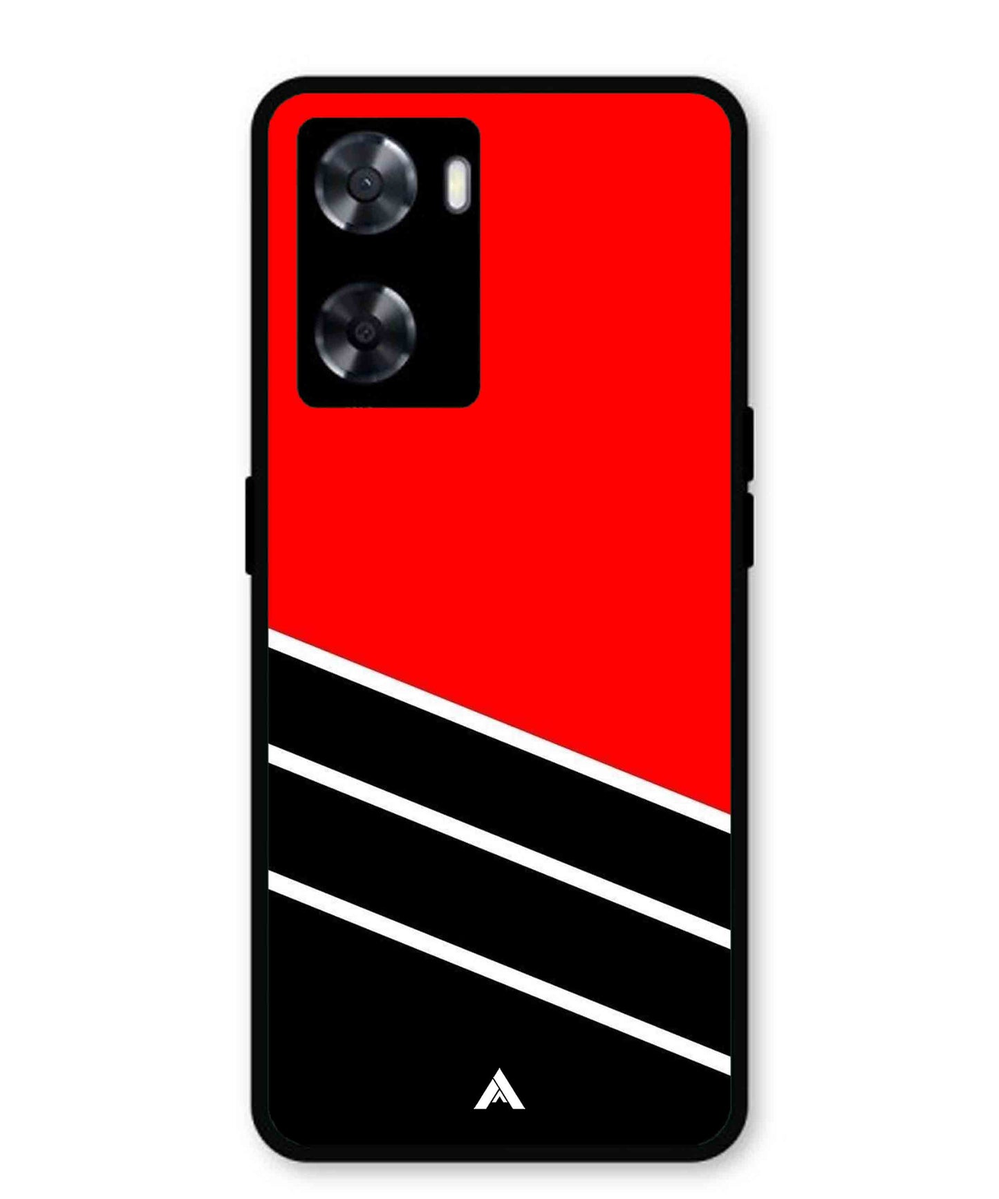 Stripe Pattern 7 Metal Back Cover Phone Case for Oppo A57