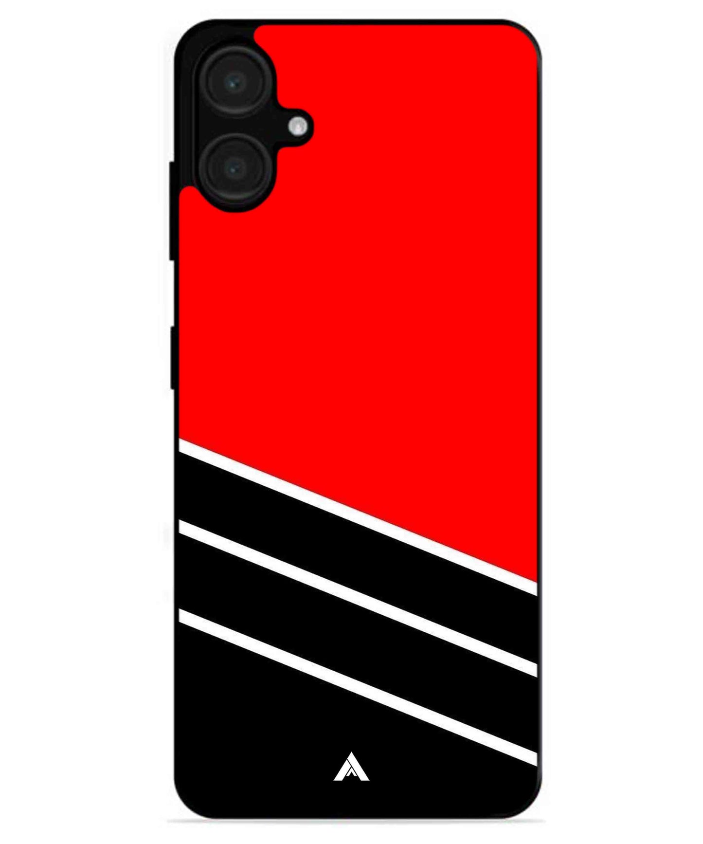 Stripe Pattern 7 Metal Back Cover Phone Case for Samsung Galaxy A06