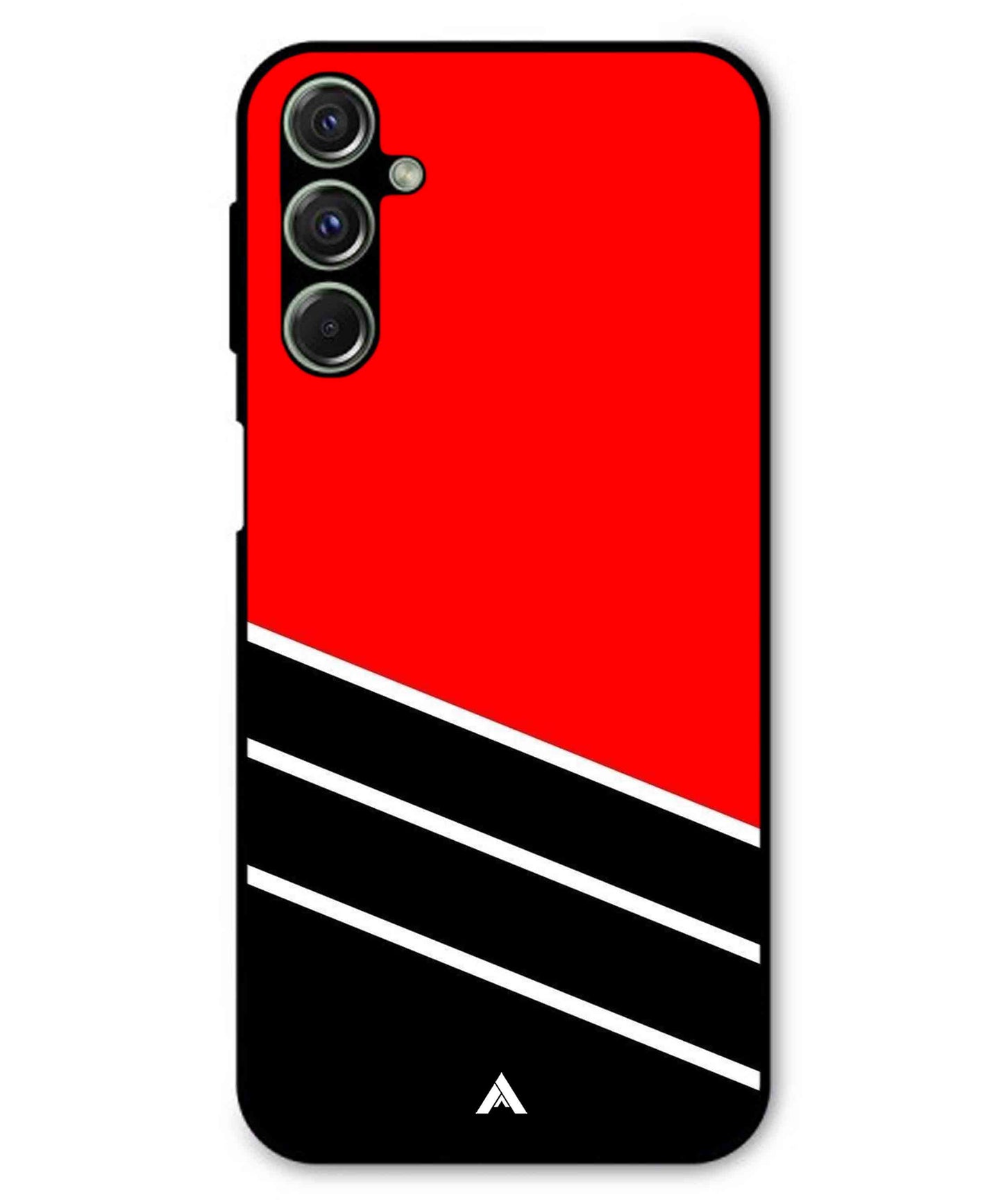 Stripe Pattern 7 Metal Back Cover Phone Case for Samsung Galaxy F34