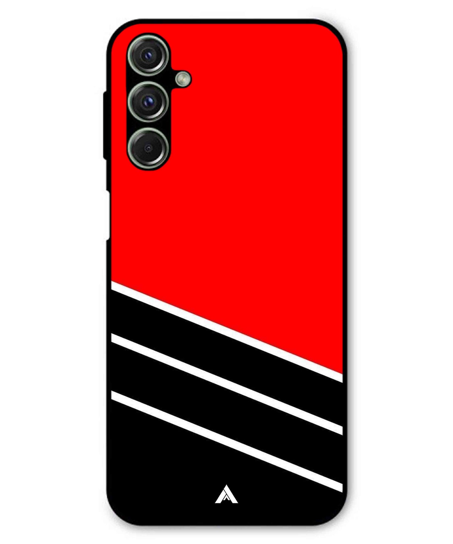 Stripe Pattern 7 Metal Back Cover Phone Case for Samsung Galaxy F54