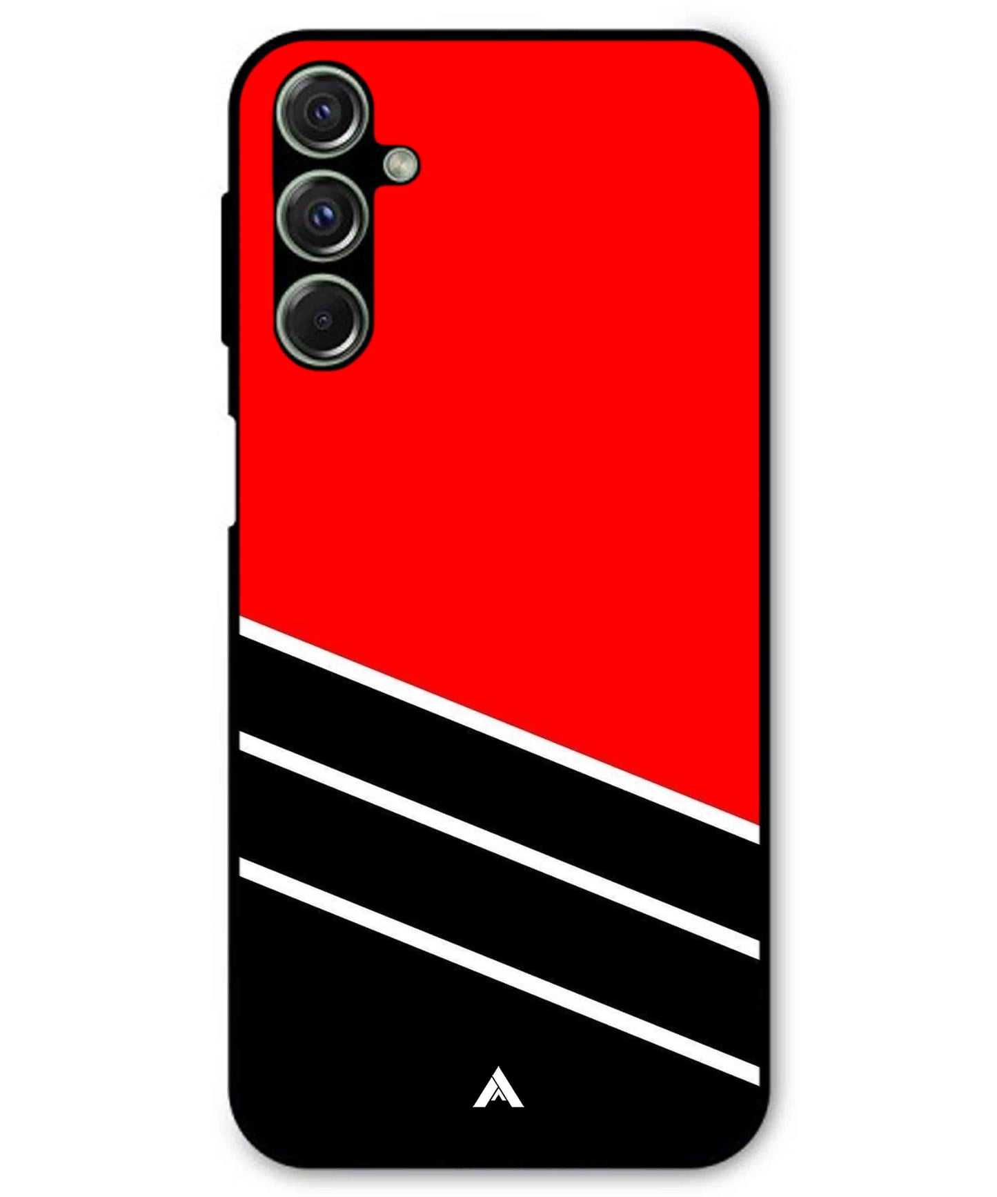 Stripe Pattern 7 Metal Back Cover Phone Case for Samsung Galaxy M34