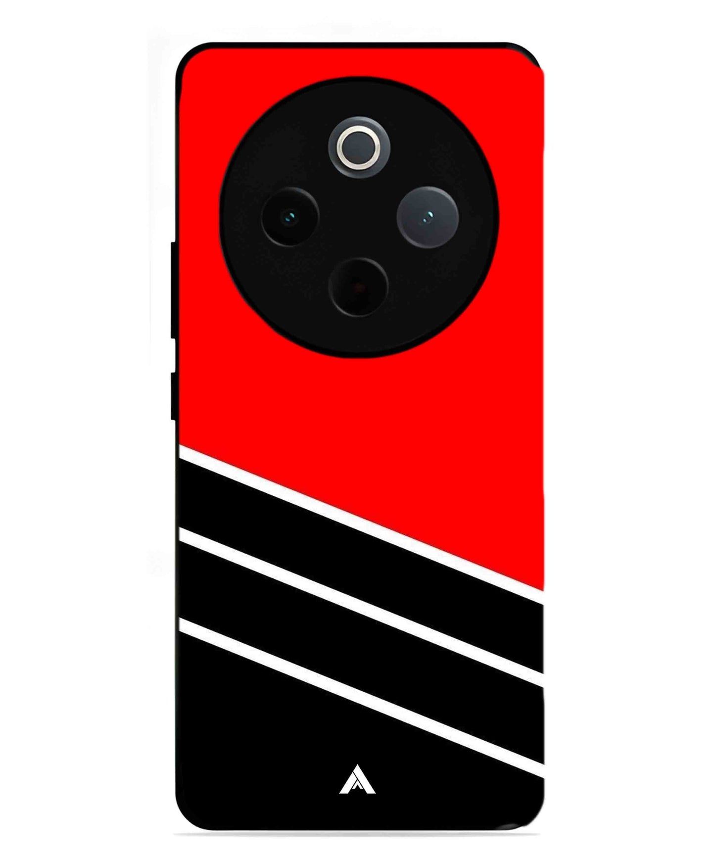 Stripe Pattern 7 Metal Back Cover Phone Case for Vivo T4