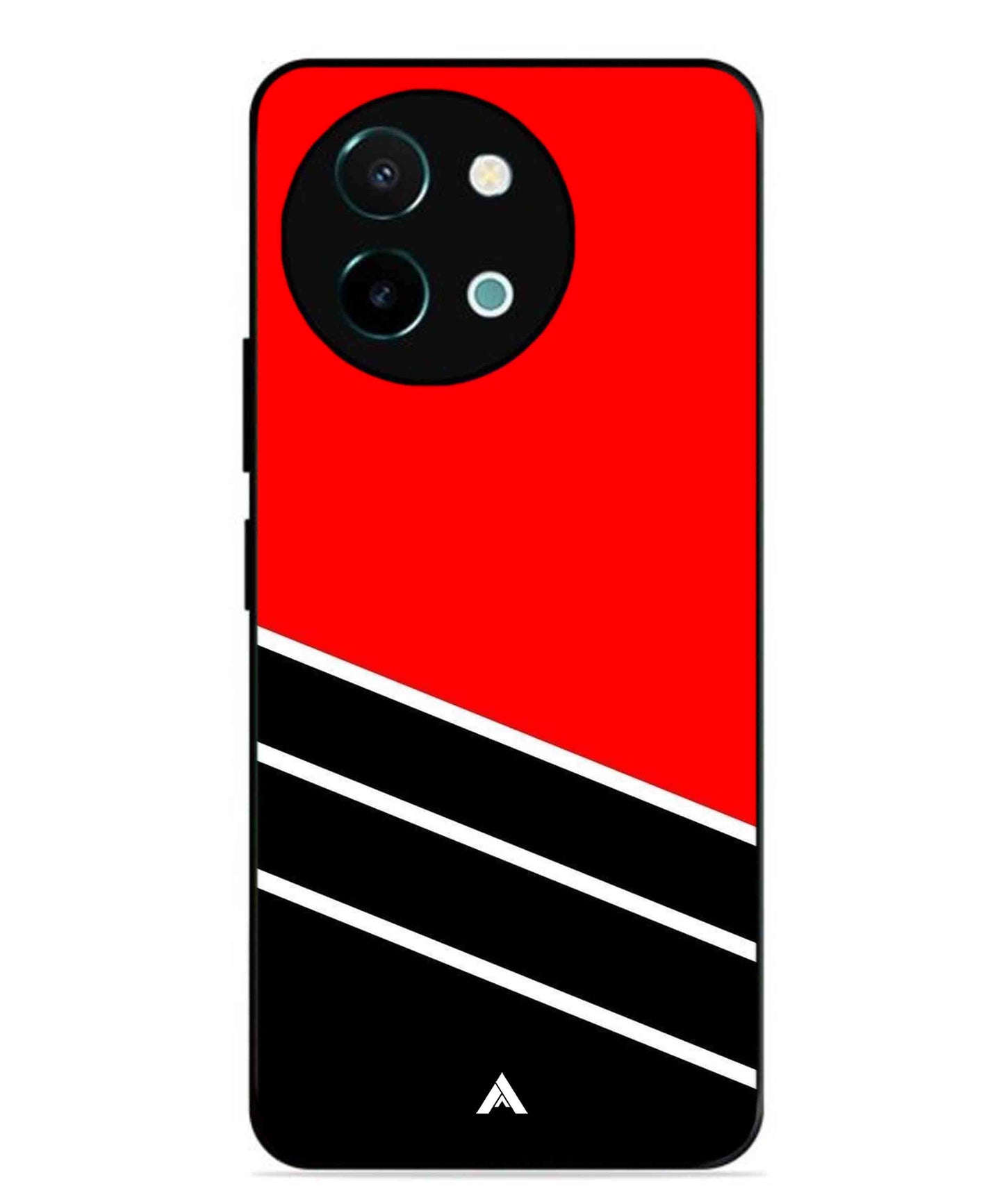 Stripe Pattern 7 Metal Back Cover Phone Case for Vivo Y58