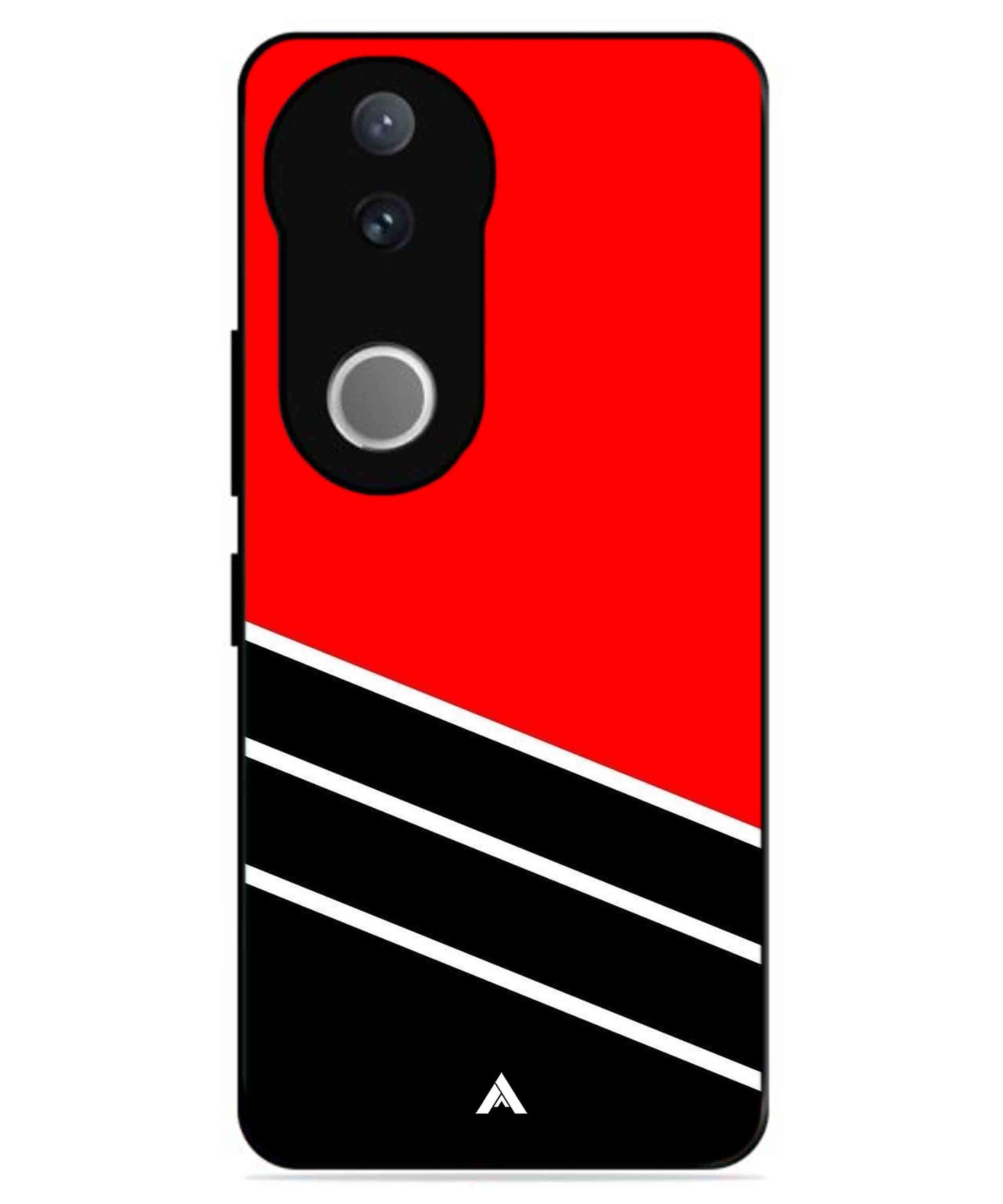 Stripe Pattern 7 Metal Back Cover Phone Case for Vivo v50