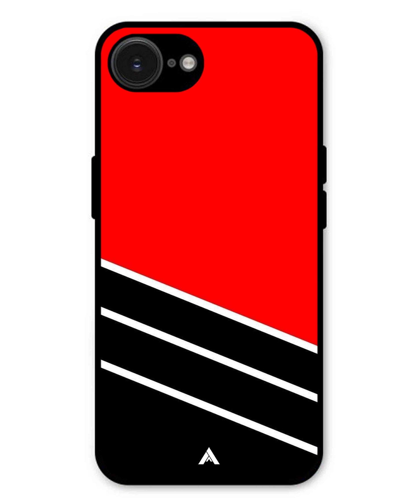 Stripe Pattern 7 Metal Back Cover Phone Case for iPhone 16e