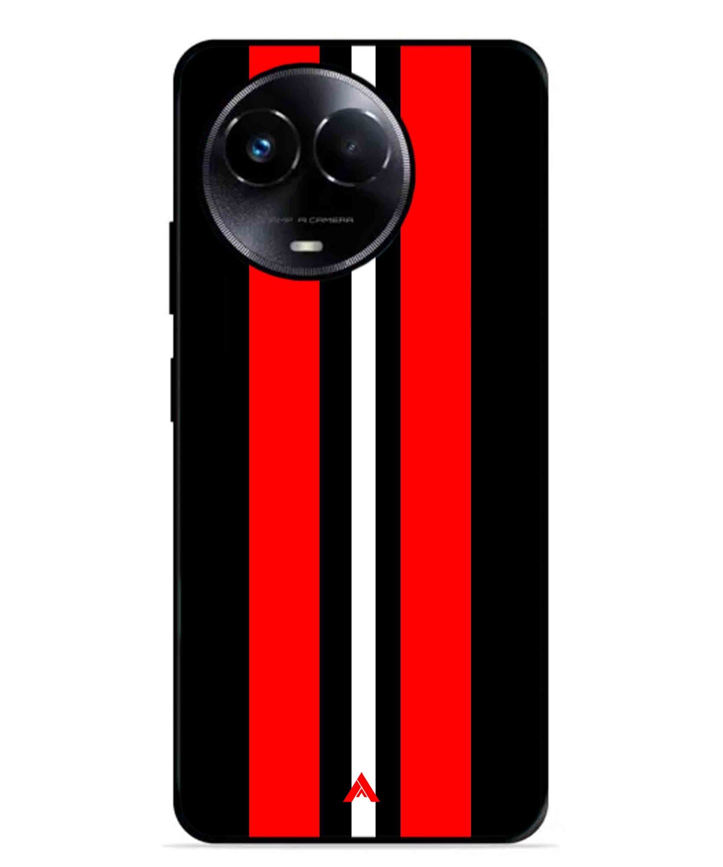 Stripe Pattern 8 Metal Back Cover Phone Case for Realme Narzo 60X 7325b333-e3e8-4c52-ab83-4af777ea4fc4