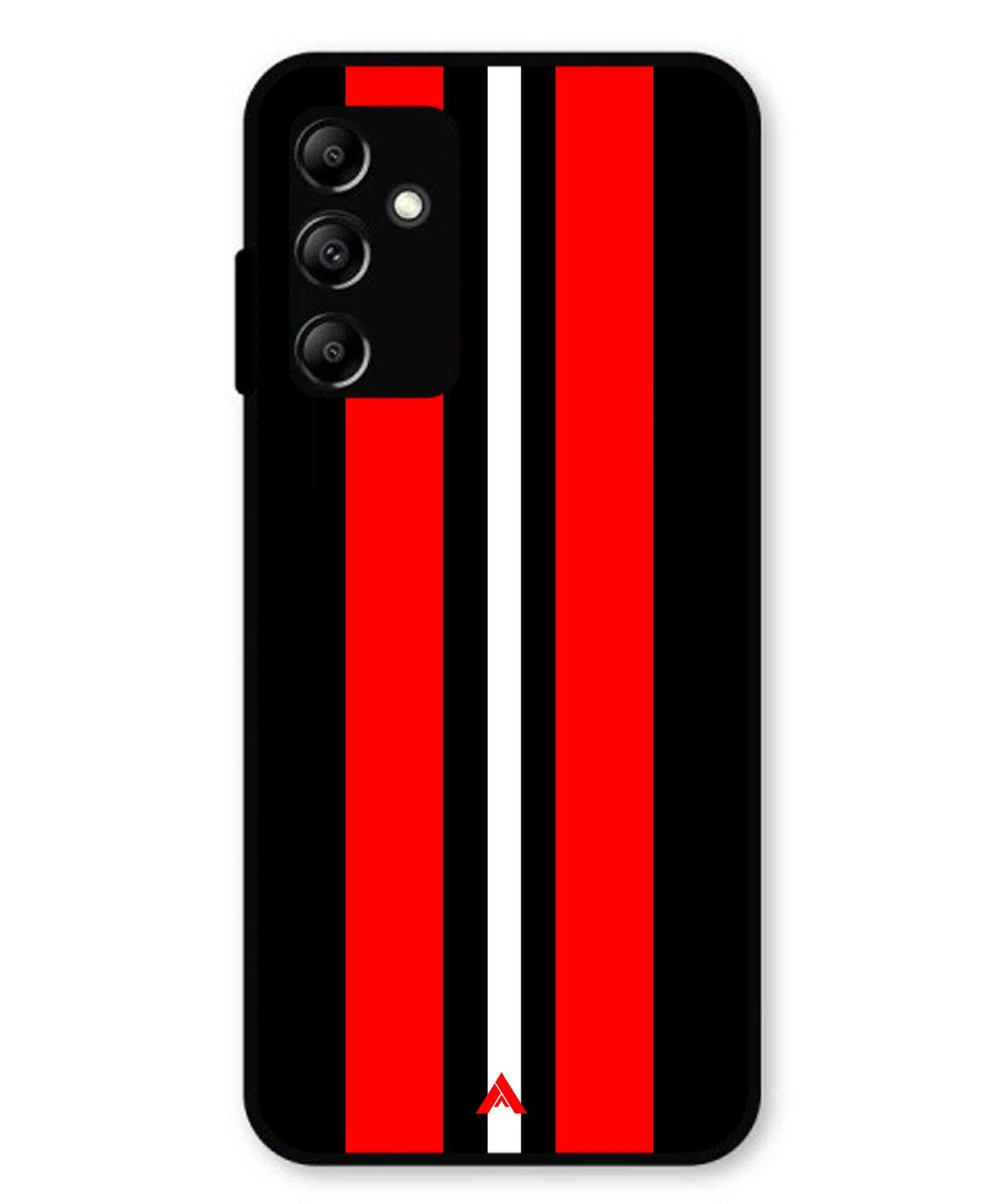 Stripe Pattern 8 Metal Back Cover Phone Case for Samsung Galaxy A14 5G