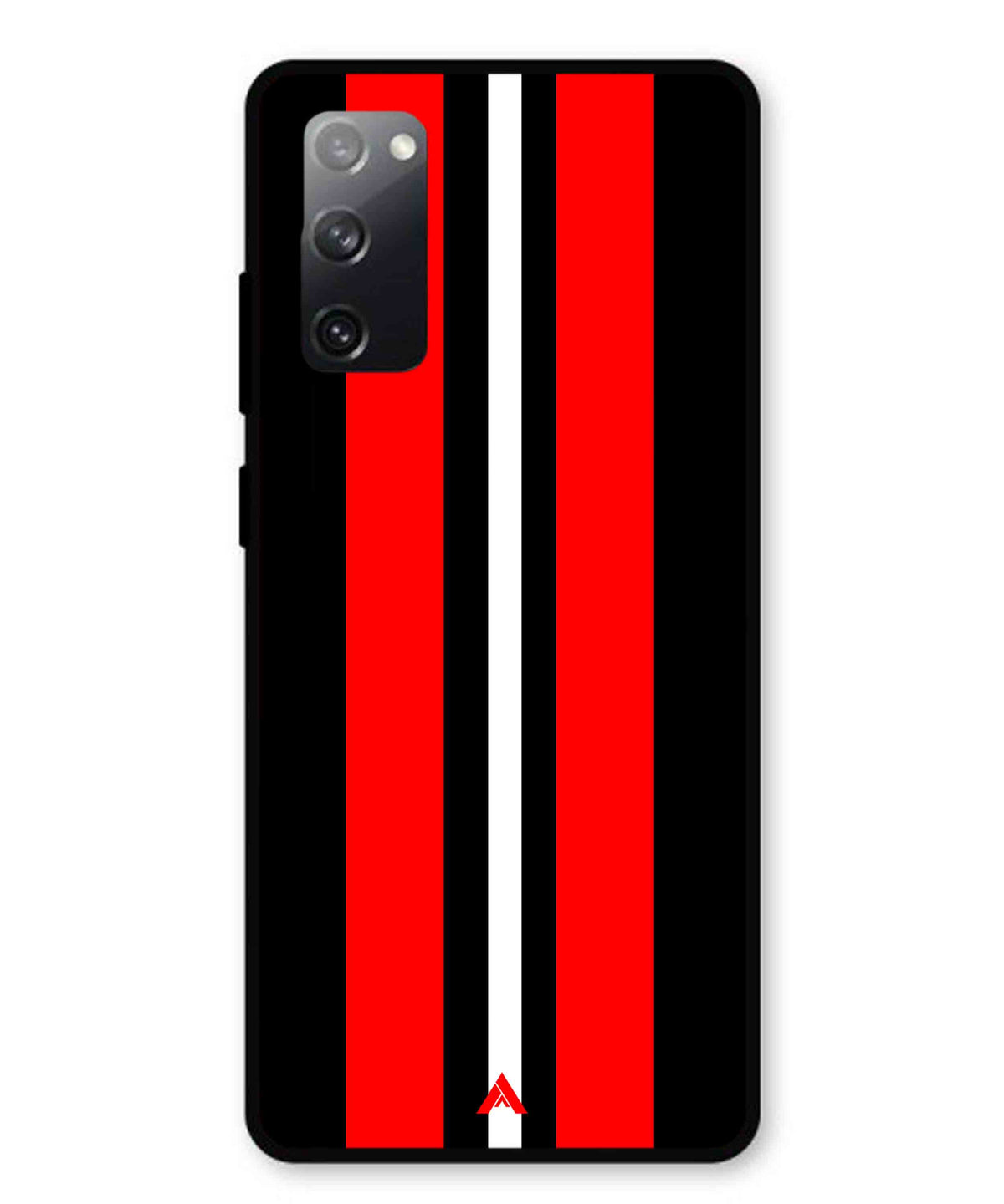 Stripe Pattern 8 Metal Back Cover Phone Case for Samsung Galaxy S20 Fe