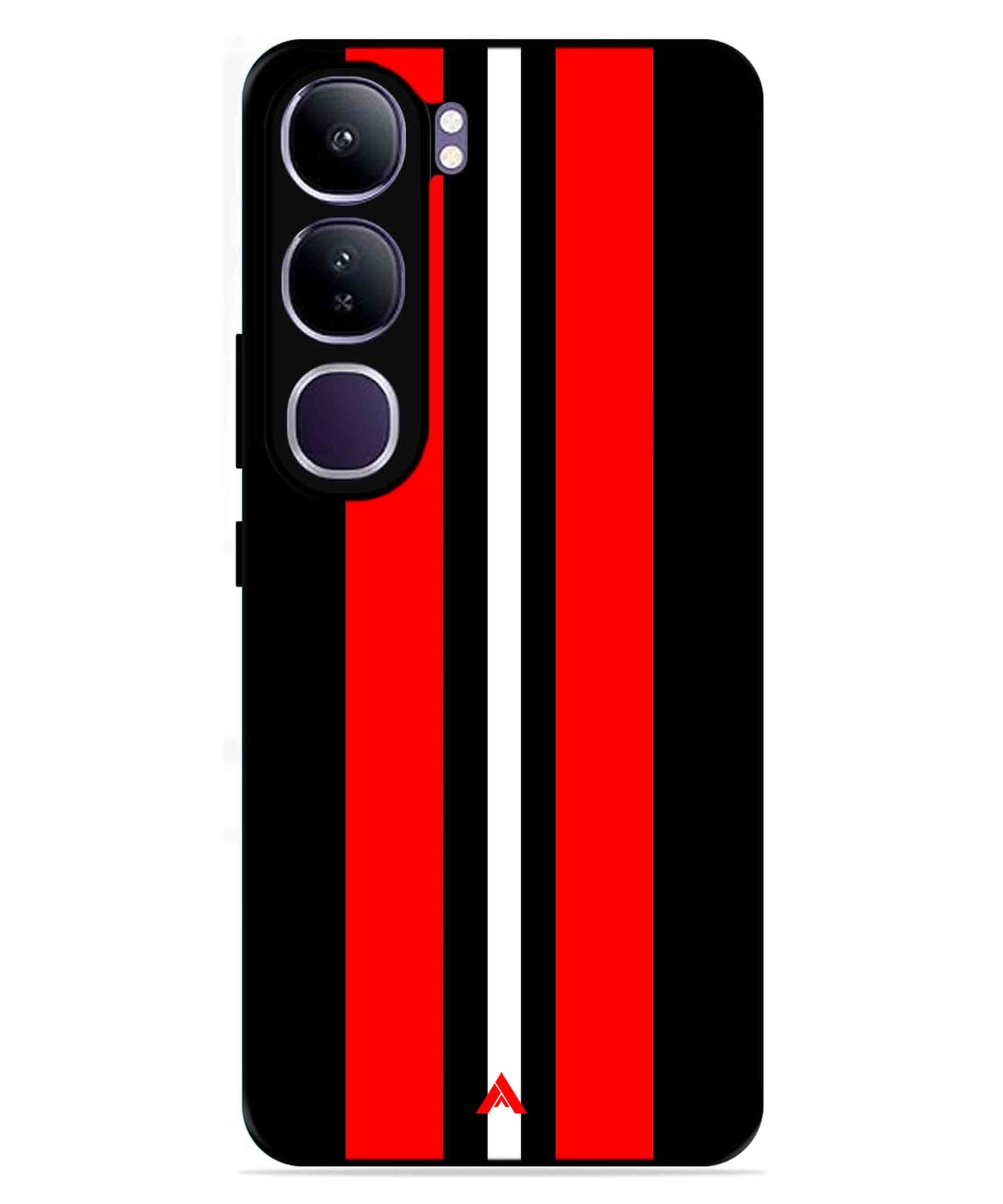 Stripe Pattern 8 Metal Back Cover Phone Case for Vivo Y300