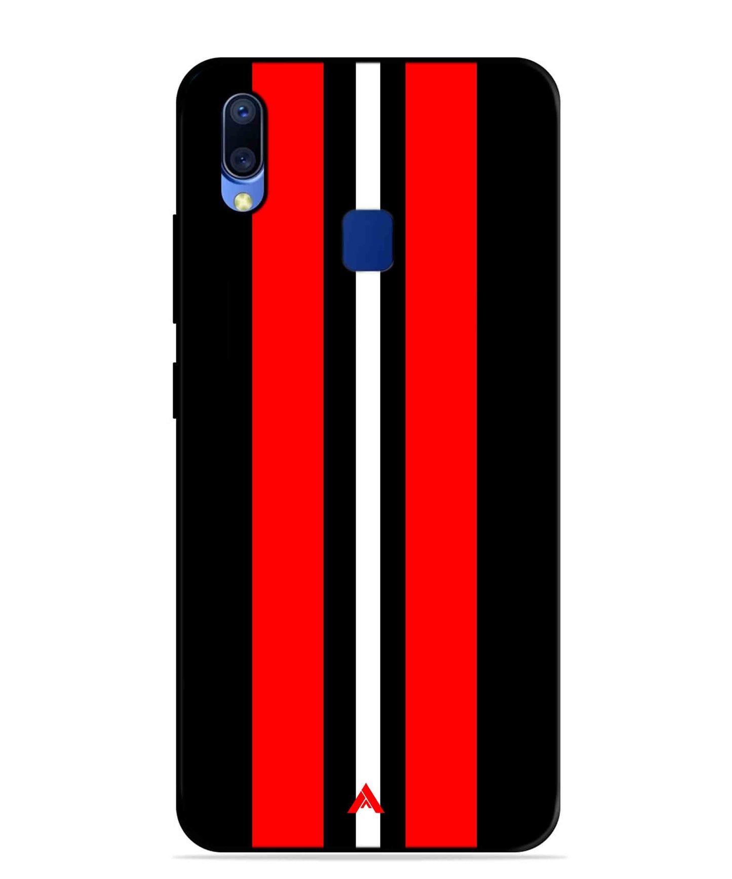 Stripe Pattern 8 Metal Back Cover Phone Case for Vivo Y95