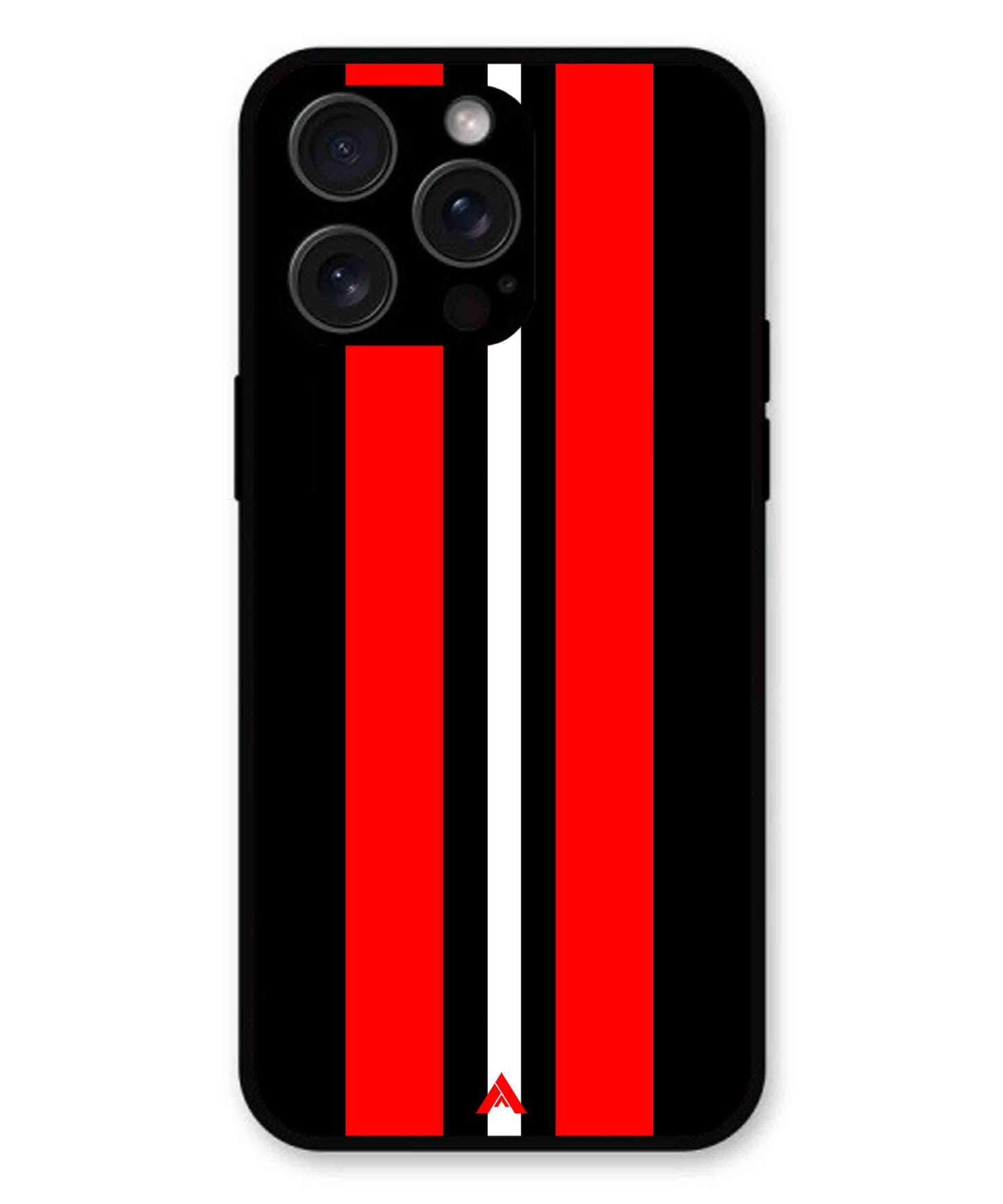 Stripe Pattern 8 Metal Back Cover Phone Case for iPhone 13 Pro Max