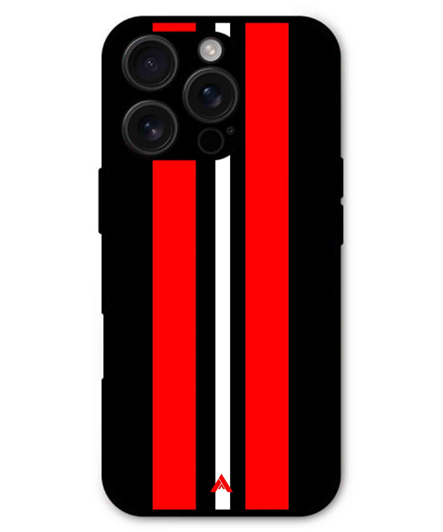 Stripe Pattern 8 Metal Back Cover Phone Case for iPhone 16 ProMax