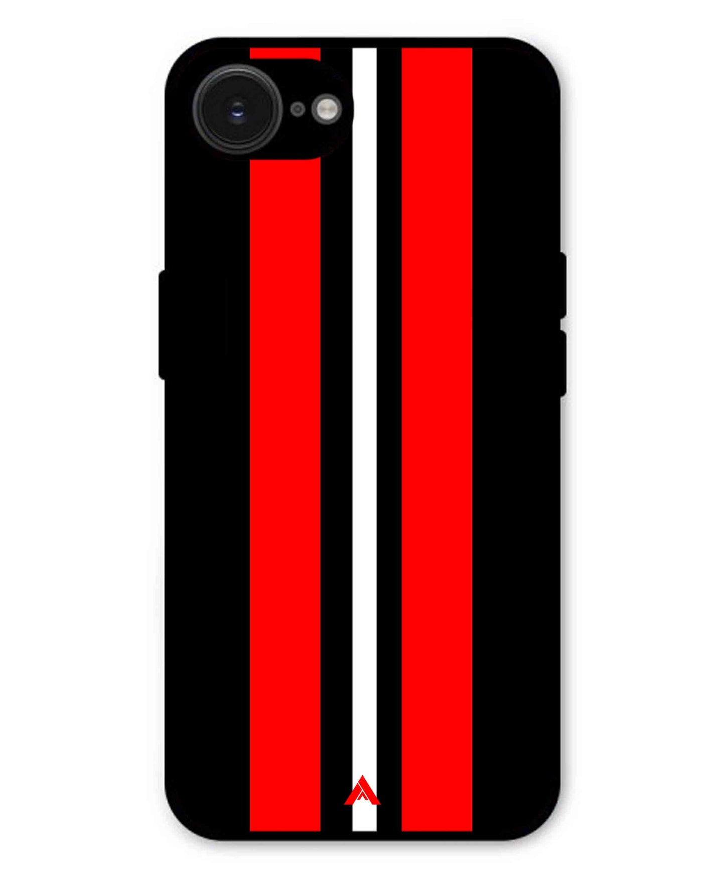 Stripe Pattern 8 Metal Back Cover Phone Case for iPhone 16e
