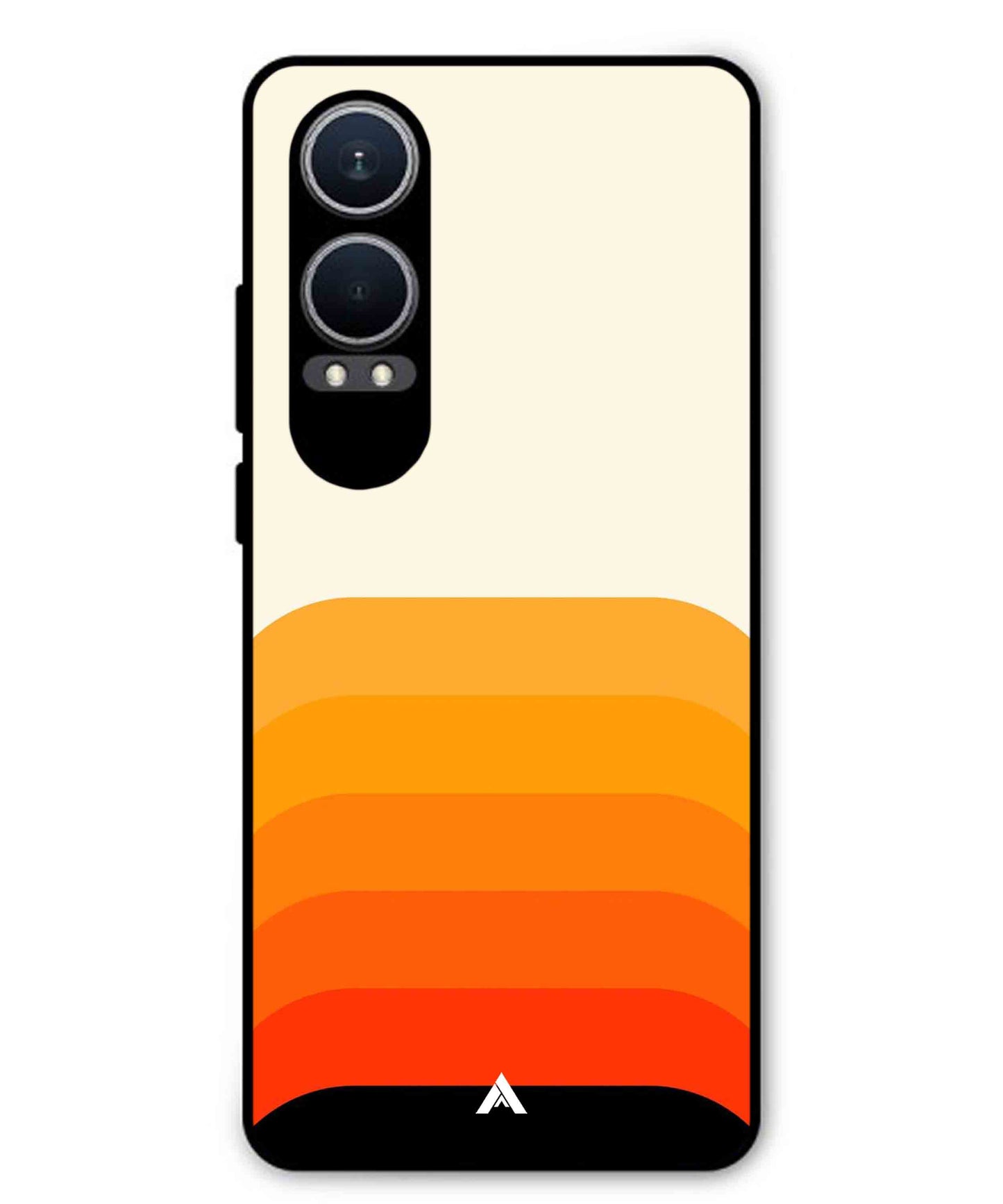 Stripe Pattern 9 Metal Back Cover Phone Case for Oppo K12x