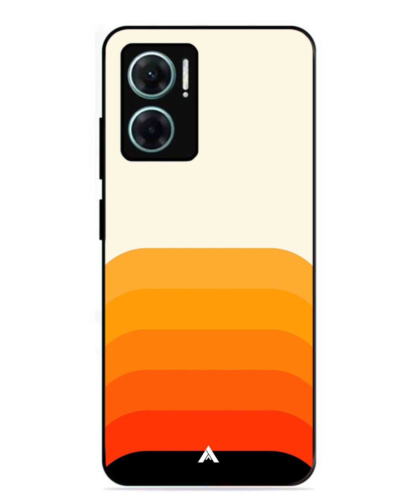 Stripe Pattern 9 Metal Back Cover Phone Case for Xiaomi Redmi 11 Prime 5G