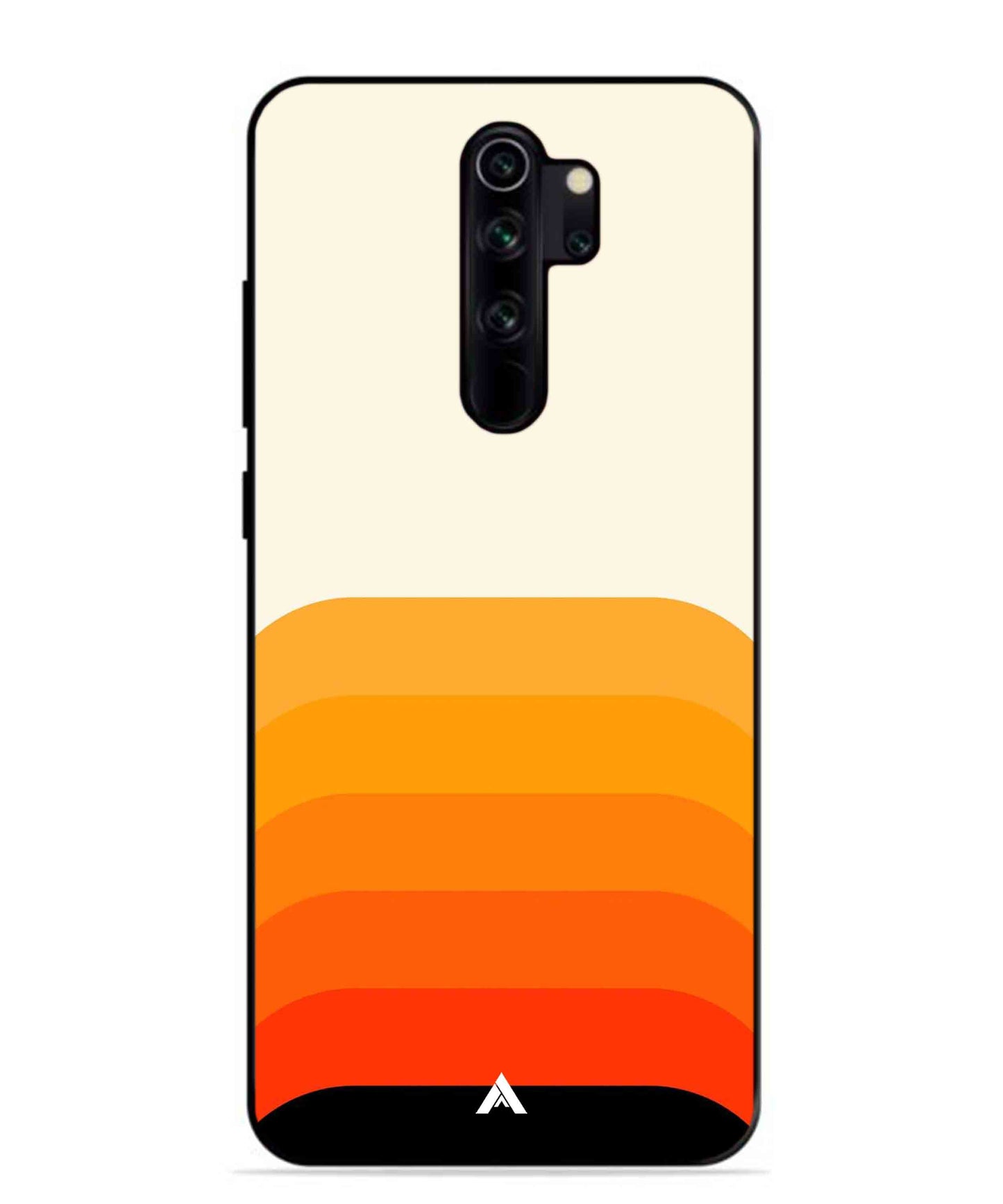 Stripe Pattern 9 Metal Back Cover Phone Case for Xiaomi Redmi Note 8 Pro