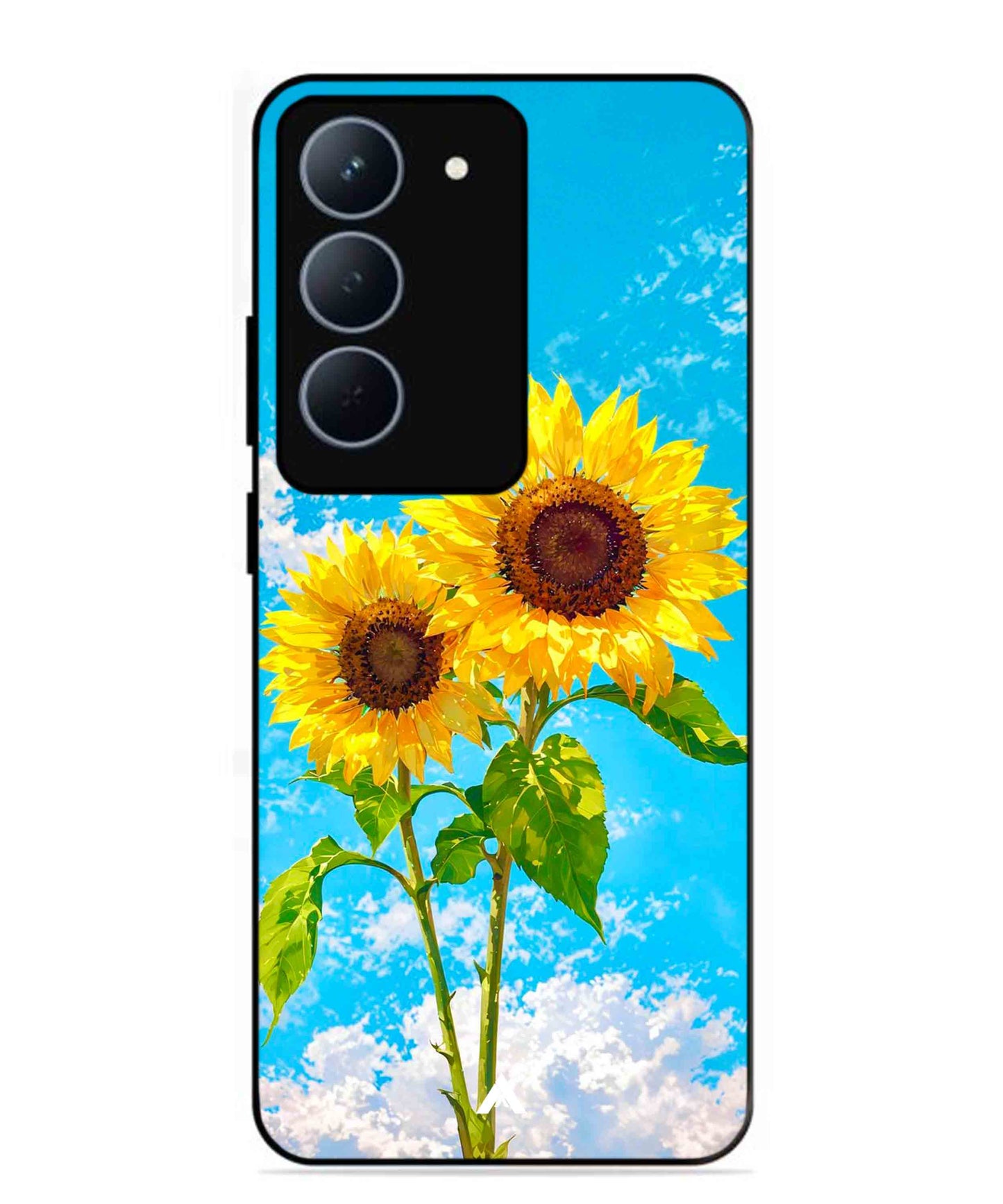 Sunflower Metal Back Cover Phone Case for Realme 14X