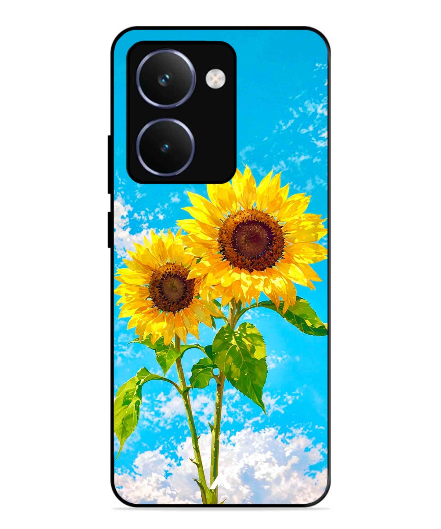 Sunflower Metal Back Cover Phone Case for Realme P3 Ultra