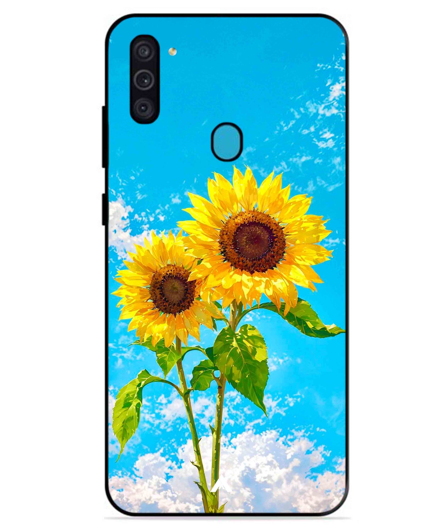 Sunflower Metal Back Cover Phone Case for Samsung Galaxy A11