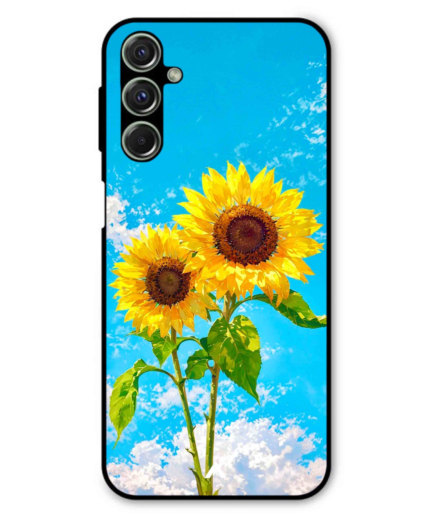 Sunflower Metal Back Cover Phone Case for Samsung Galaxy F34