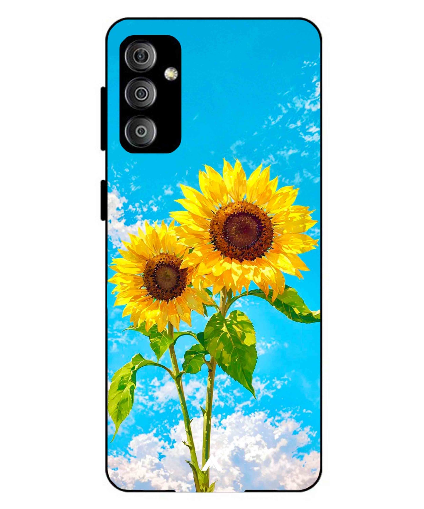 Sunflower Metal Back Cover Phone Case for Samsung Galaxy M23