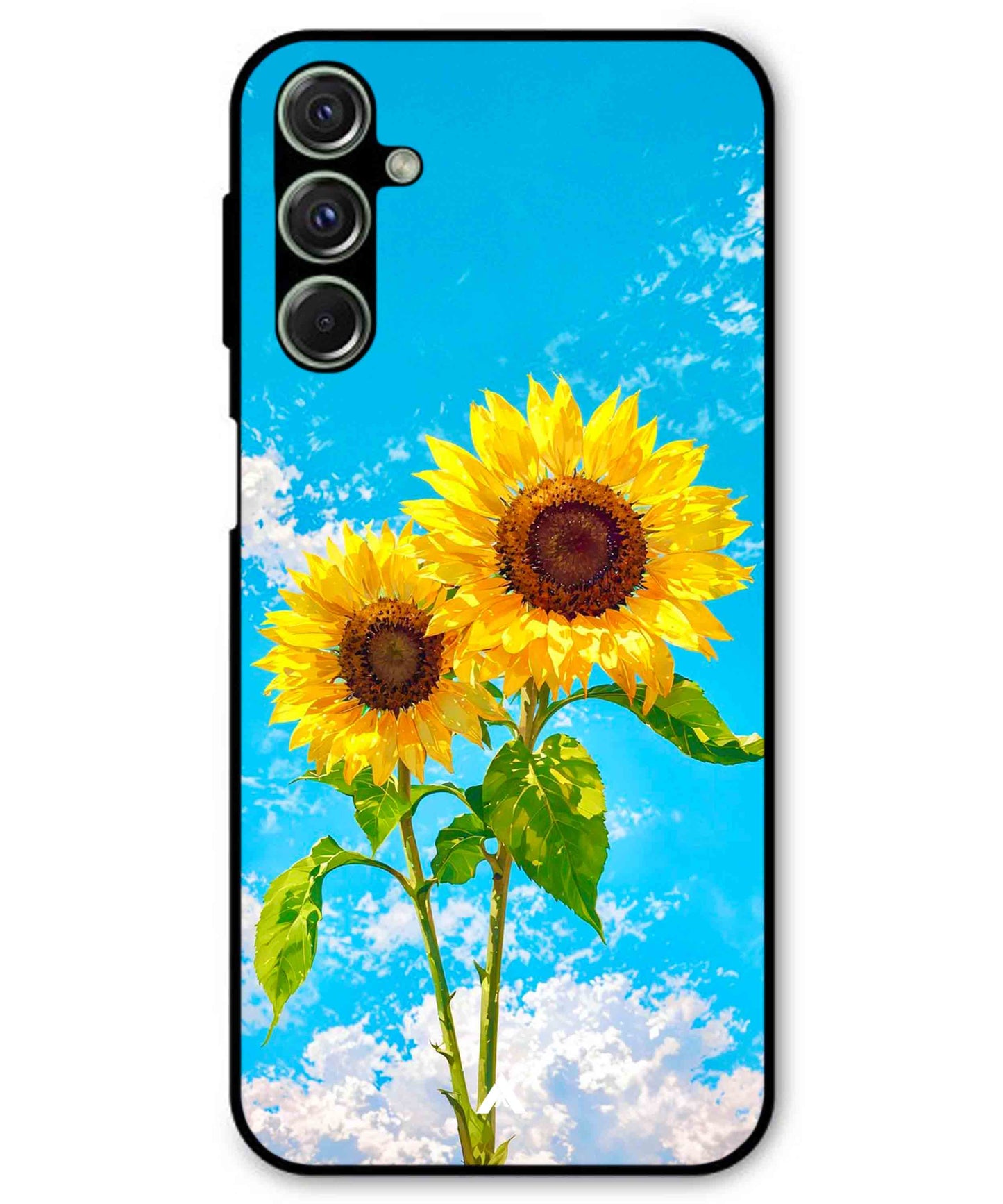 Sunflower Metal Back Cover Phone Case for Samsung Galaxy M34