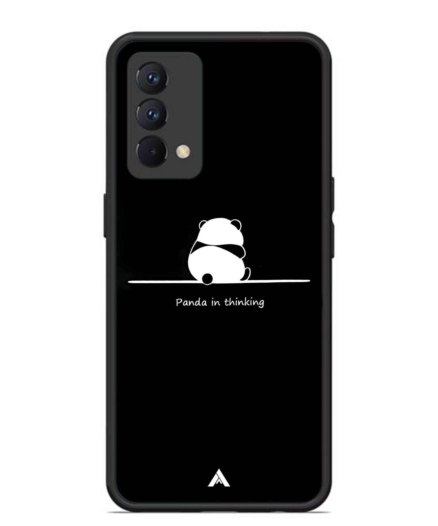 Thinking Panda Metal Back Cover Phone Case for Realme GT Master Edition