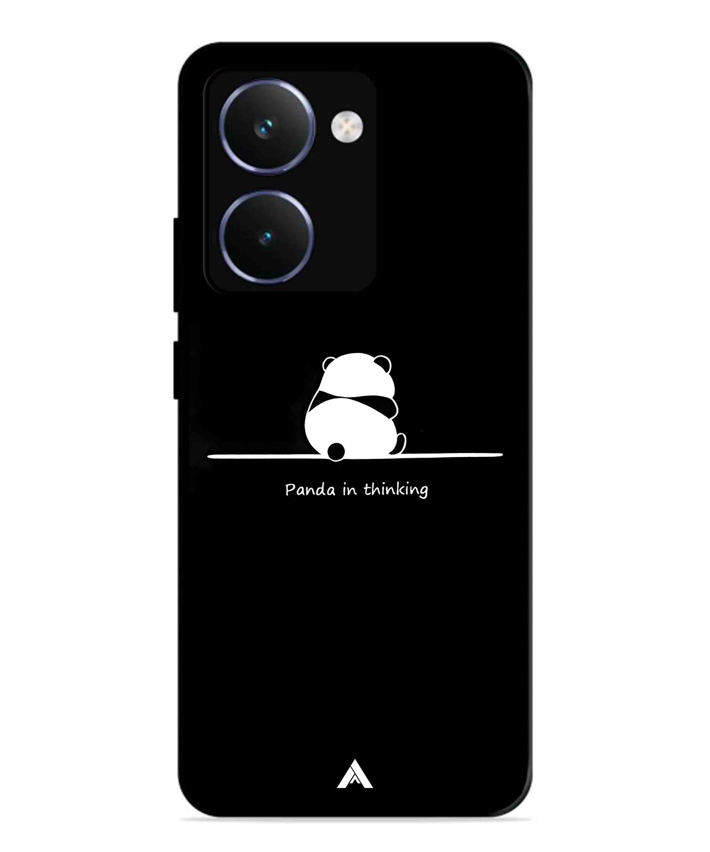 Thinking Panda Metal Back Cover Phone Case for Realme P3 Ultra