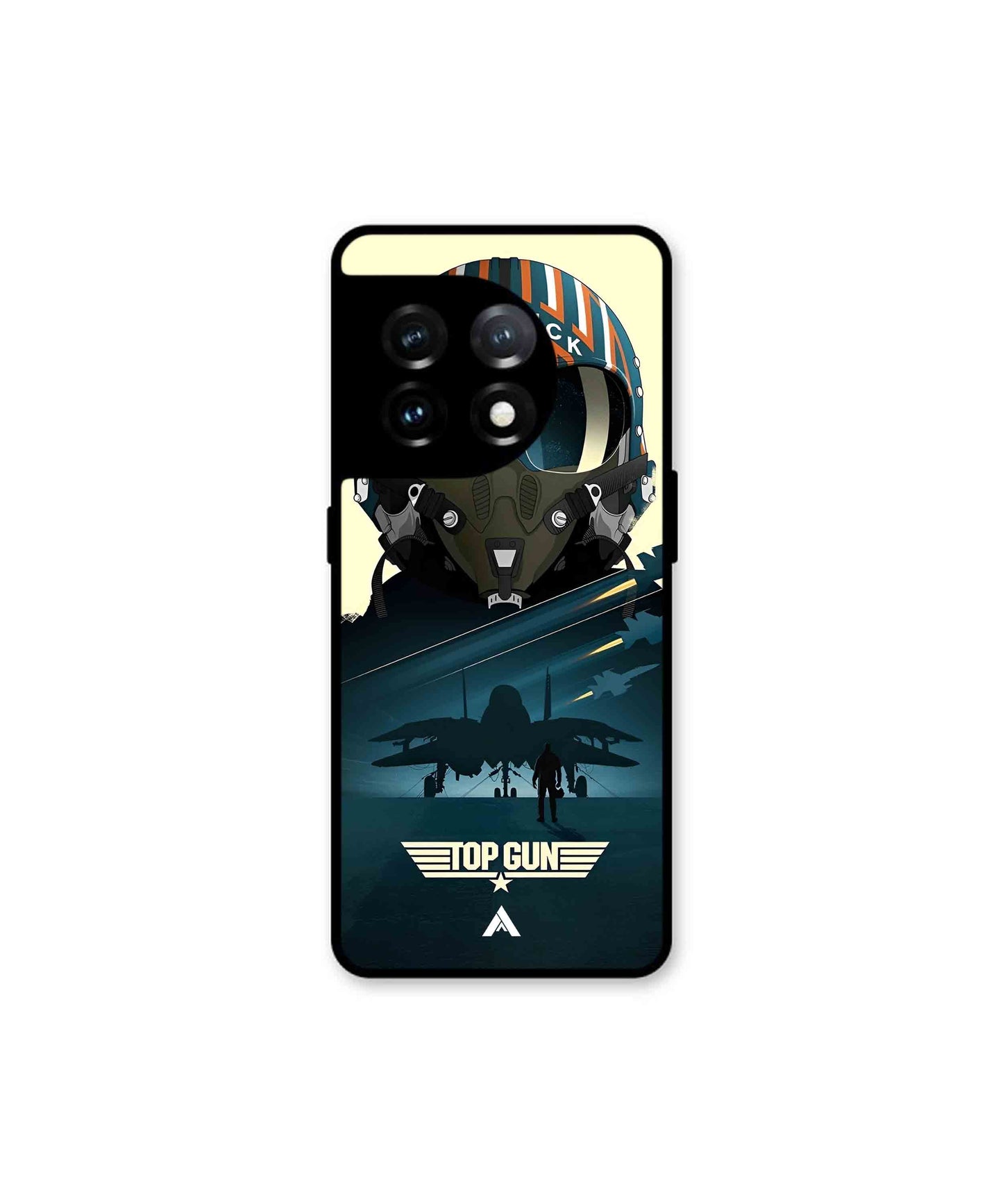 Top Gun Navy Metal Back Cover Phone Case for Oneplus 11