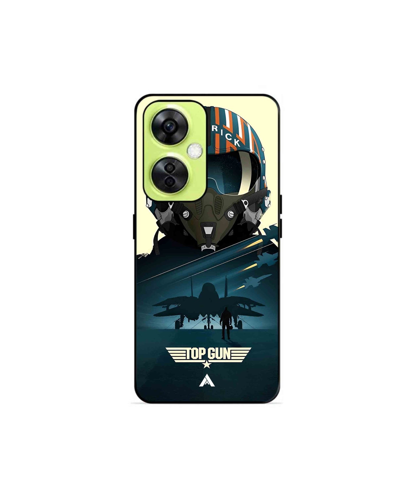 Top Gun Navy Metal Back Cover Phone Case for Oneplus Nord CE 3 Lite