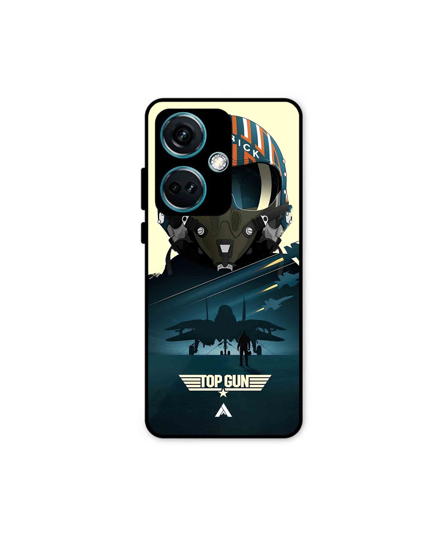 Top Gun Navy Metal Back Cover Phone Case for Oneplus Nord CE 3