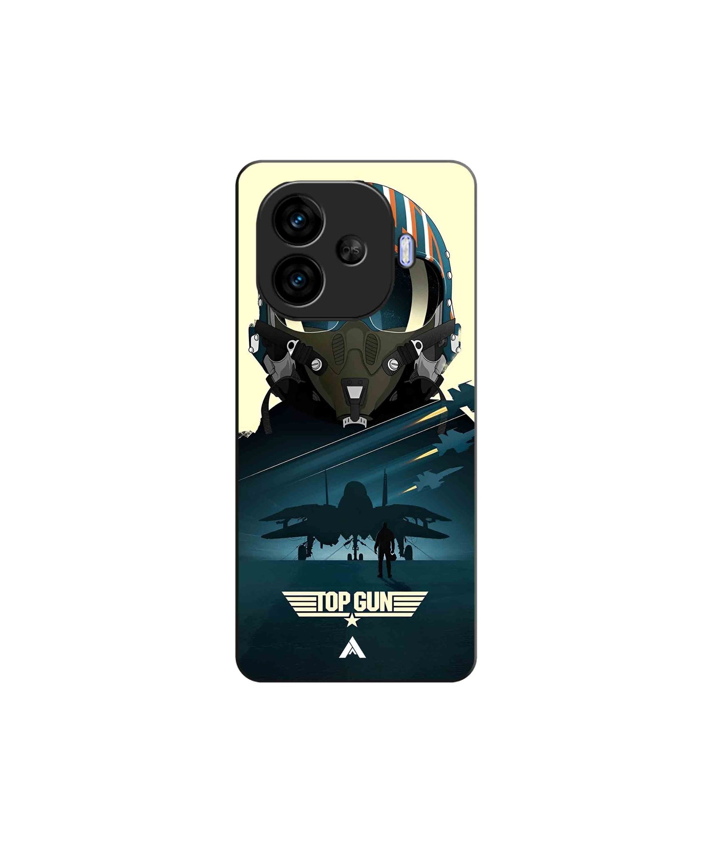 Top Gun Navy Metal Back Cover Phone Case for iQOO Neo 10r