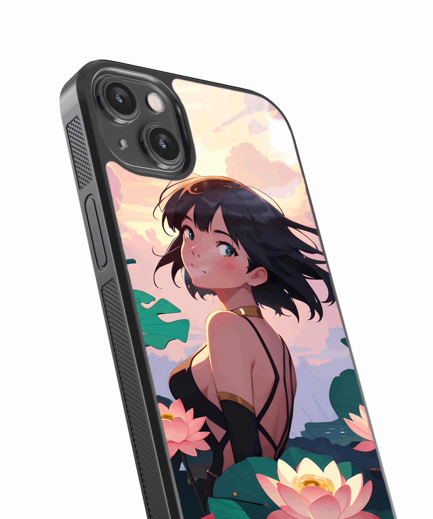 Lotus Girl Premium Shockproof Metal Back Cover Case - Ascension Store