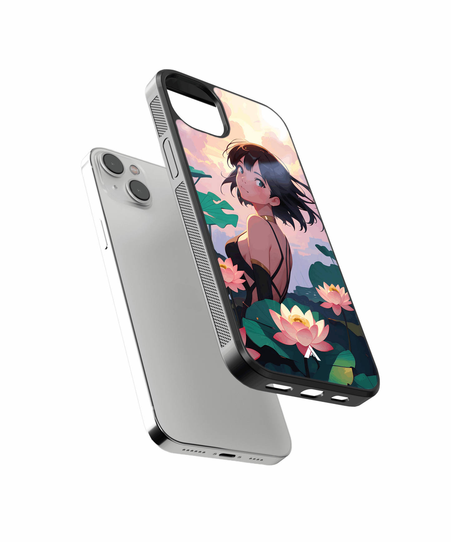 Lotus Girl Premium Shockproof Metal Back Cover Case - Ascension Store