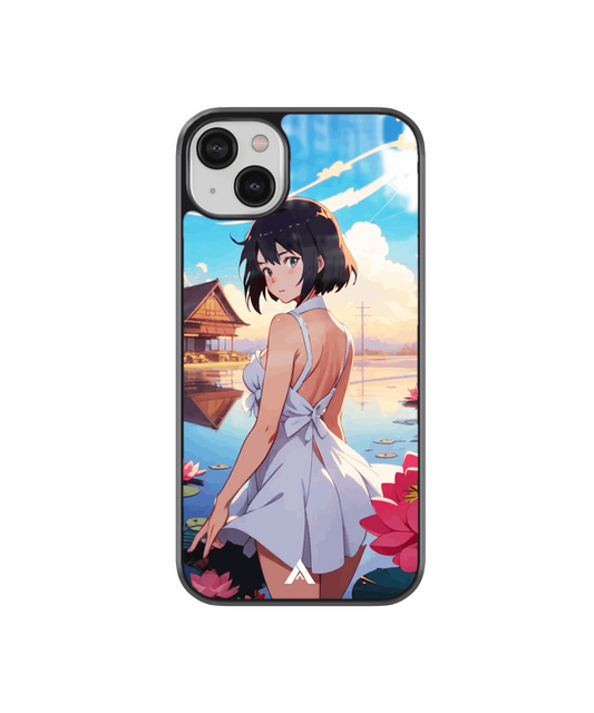 Anime Girl Premium Shockproof Metal Back Cover Case - Ascension Store