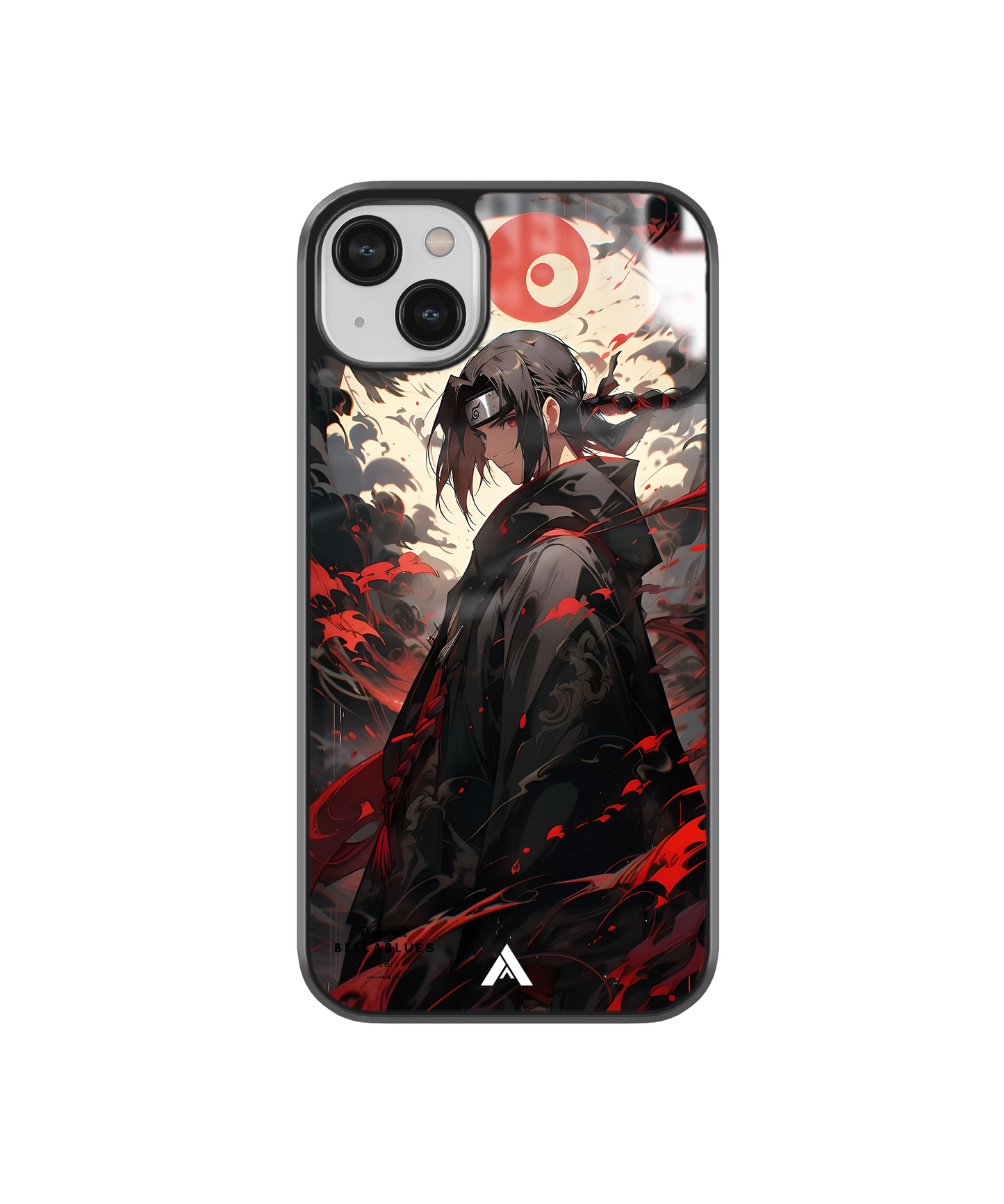 Naruto Itachi Premium Shockproof Metal Back Cover Case - Ascension Store