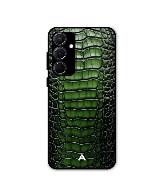 Alligator Skin Pattern Casora 01 Metal Back Cover Phone Case