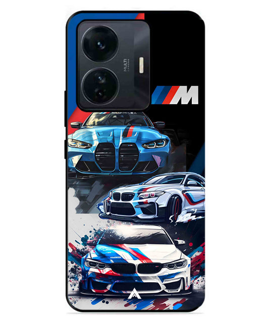 BMW 32 Car Metal Back Cover Phone Case for IQOO Z6 Pro
