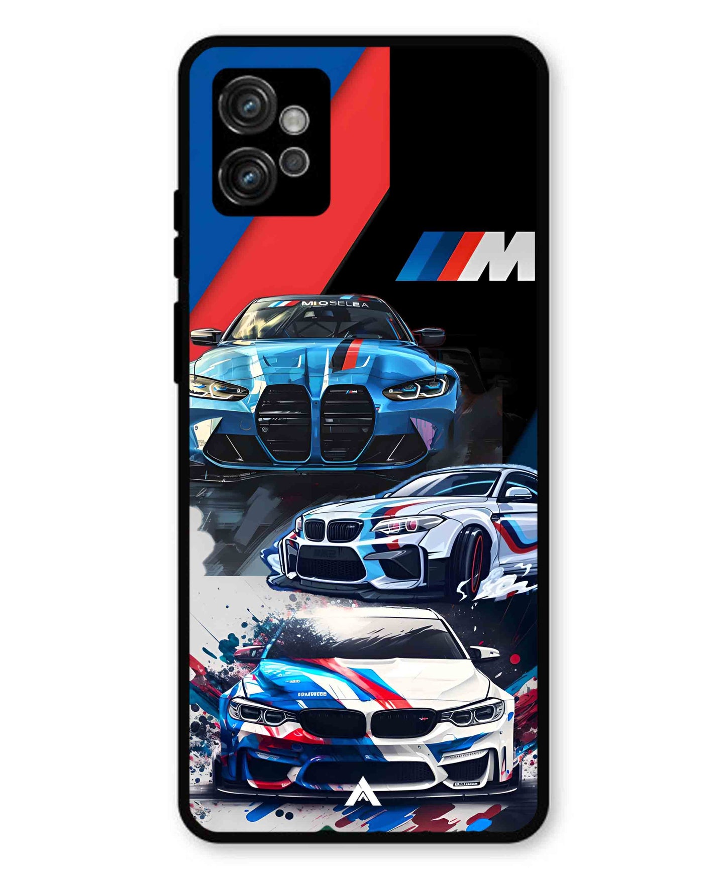 BMW 32 Car Metal Back Cover Phone Case for Moto G32