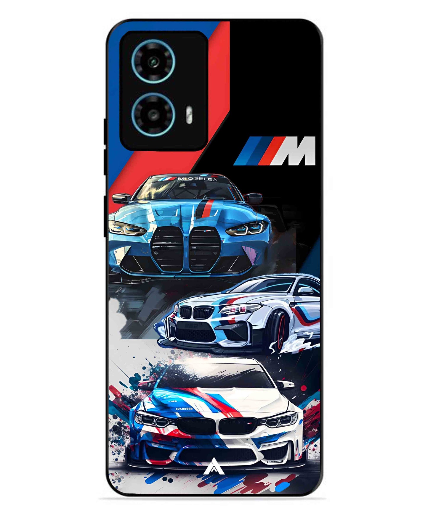 BMW 32 Car Metal Back Cover Phone Case for Moto G34