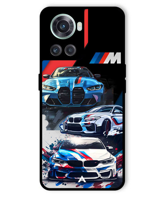 BMW 32 Car Metal Back Cover Phone Case for Oneplus 10R