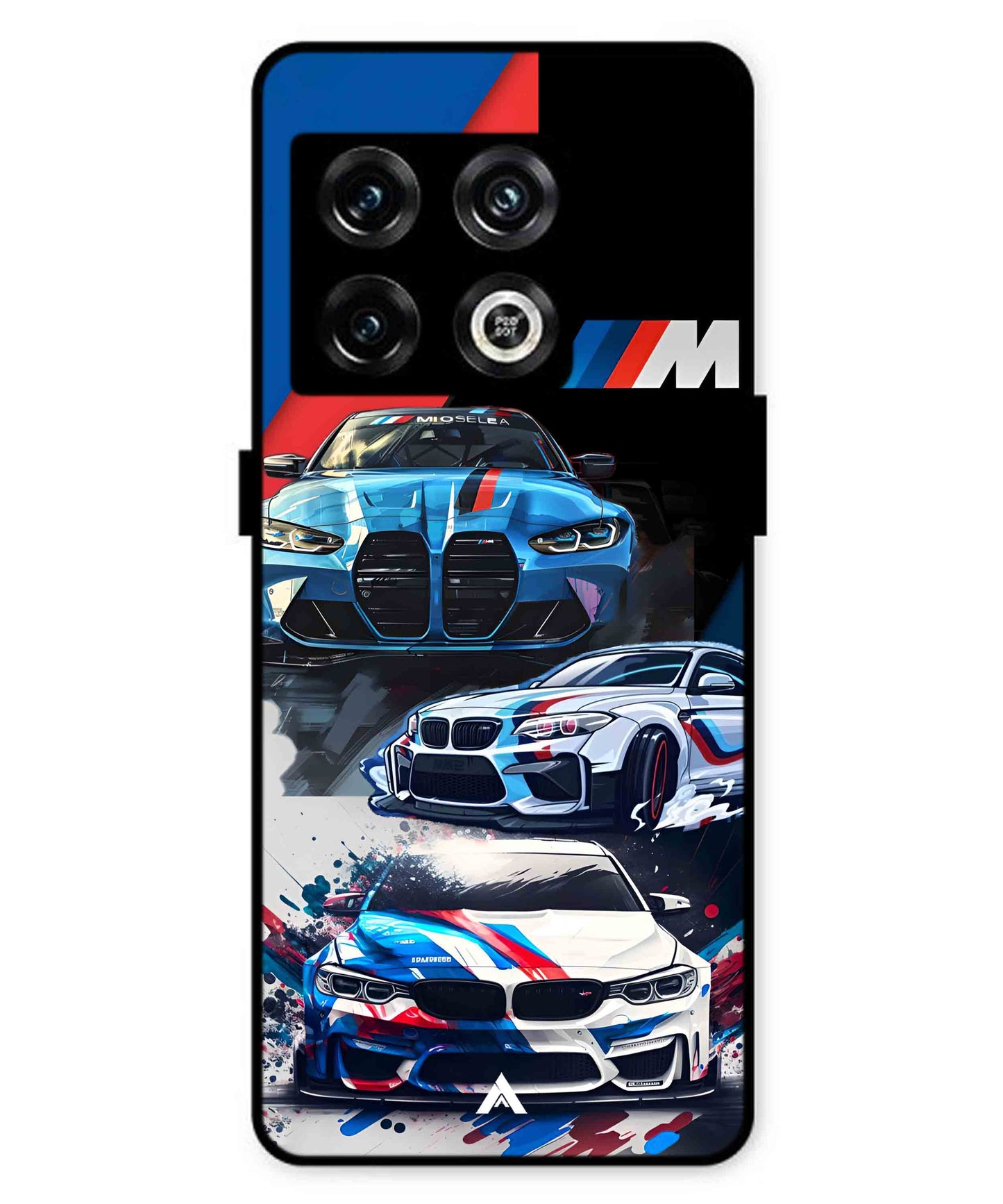 BMW 32 Car Metal Back Cover Phone Case for Oneplus 10 Pro