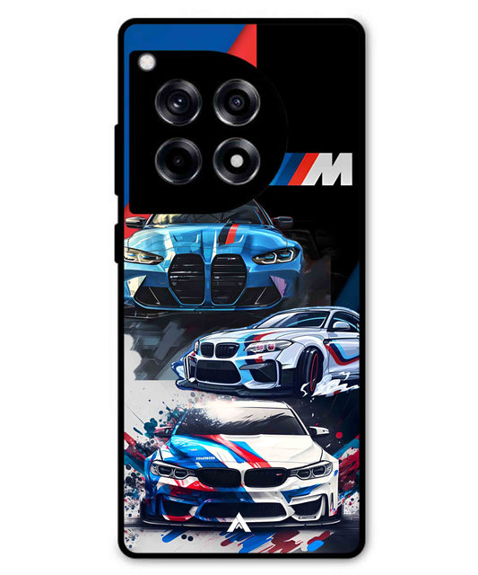 BMW 32 Car Metal Back Cover Phone Case for Oneplus 12R