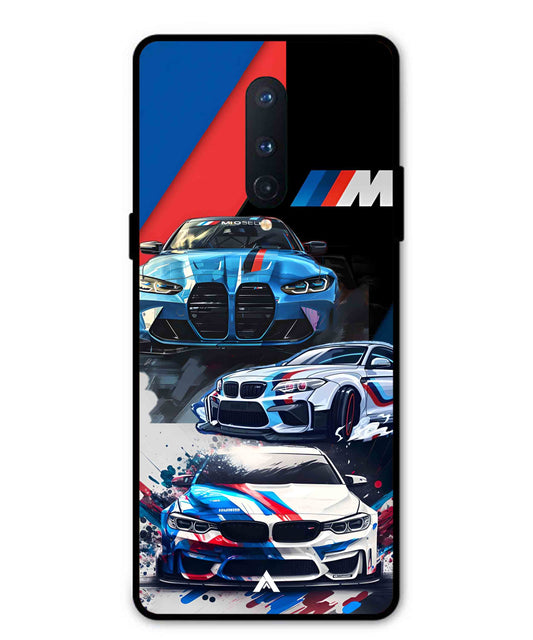 BMW 32 Car Metal Back Cover Phone Case for Oneplus 8