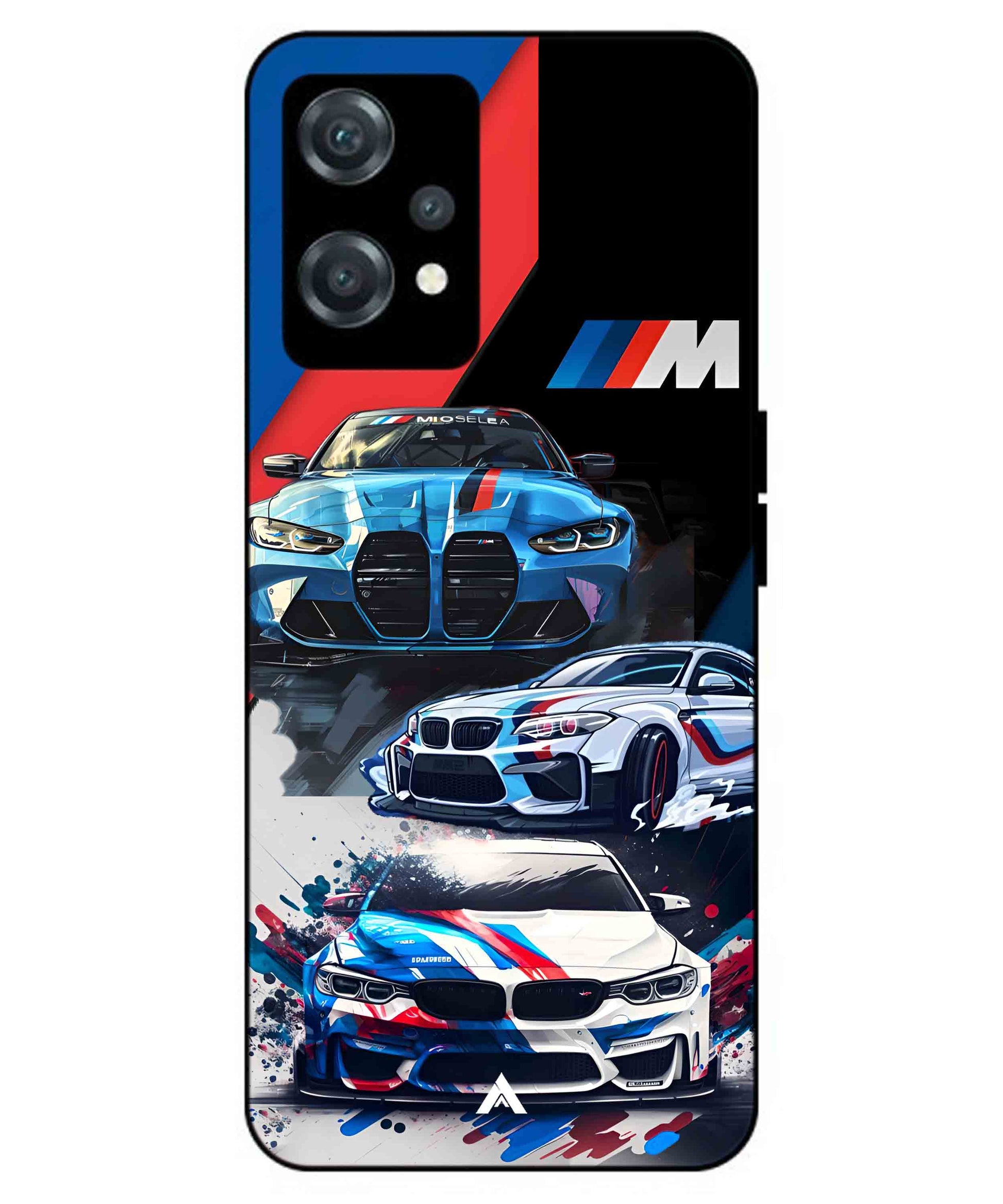 BMW 32 Car Metal Back Cover Phone Case for Oneplus Nord CE 2 Lite