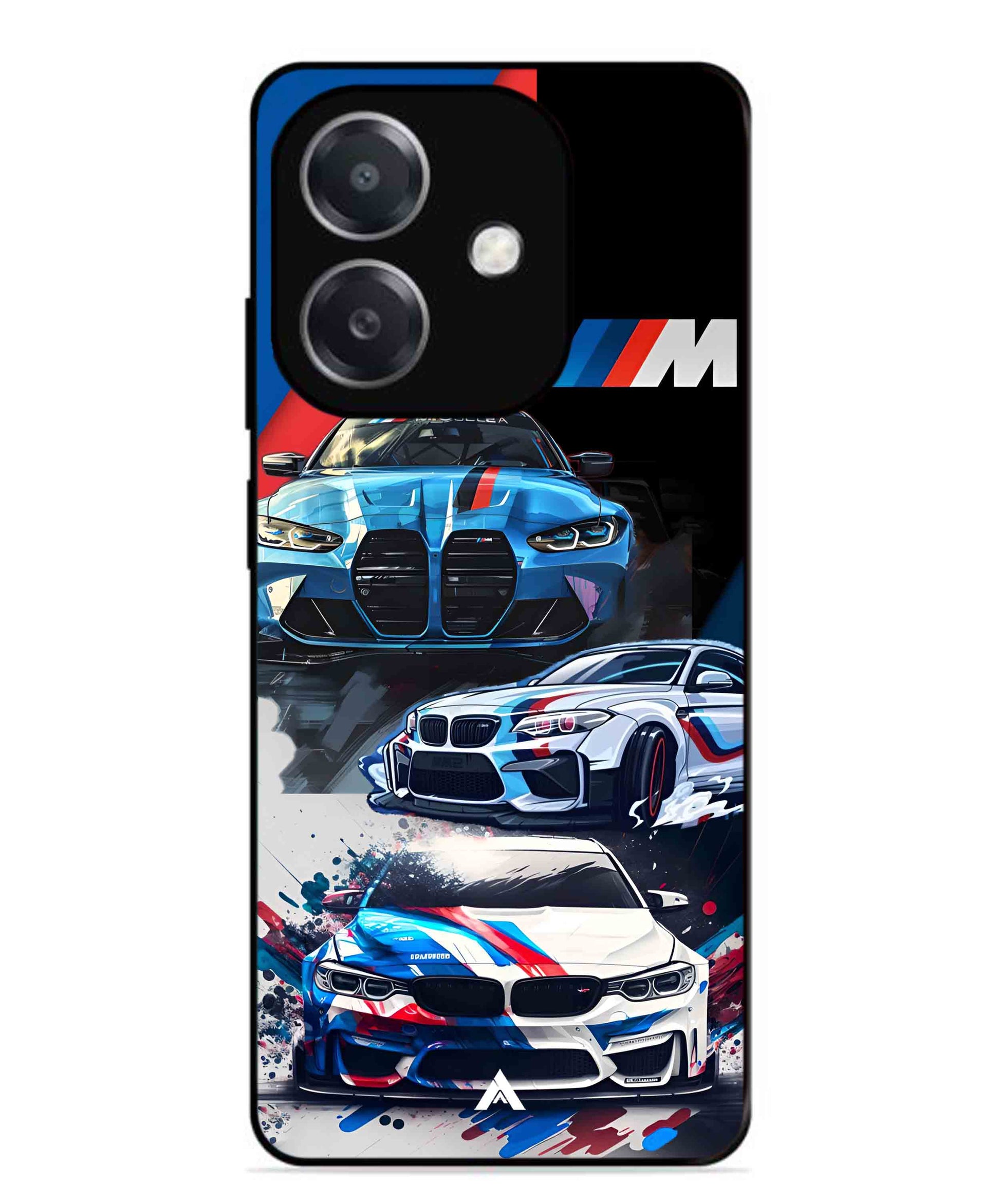 BMW 32 Car Metal Back Cover Phone Case for Oppo A3