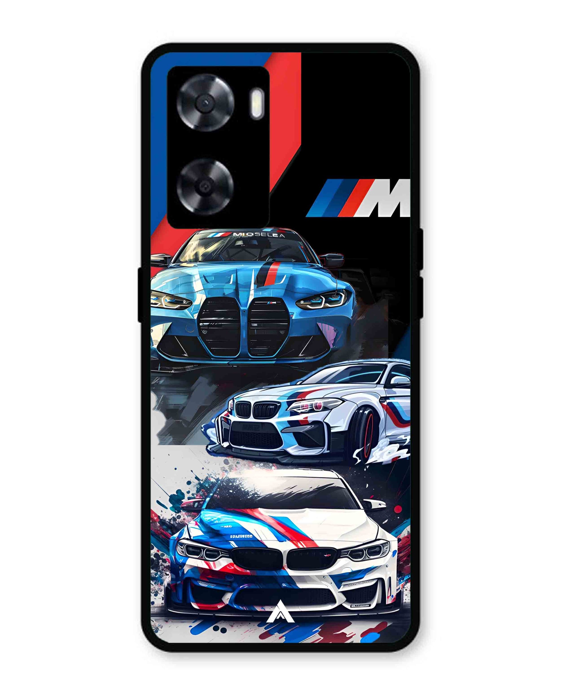 BMW 32 Car Metal Back Cover Phone Case for Oppo A57